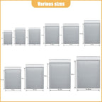14.25in x 19in Bubble Mailer, Gray Poly Mailer, Padded Envelope, Shipping Envelope, Waterproof, Self-Sealing, For Small Business, Shipping, Mailing, Boutique Packaging(25PCS)