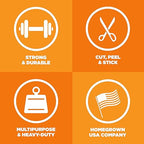 Tape King Clear Packing Tape - 60 Yards Per Roll (36 Rolls) - 1.88 Inch Wide Stronger & Thicker 2.7mil, Heavy Duty Adhesive Industrial Depot Tape for Moving Packaging Shipping, Office & Storage