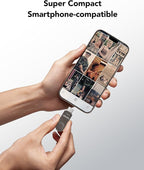 Lexar E32C 128GB Type-C USB Flash Drive, USB-A&USB-C 3.2 Gen 1 Dual Drive OTG 100MB/s Read, Thumb Drive Swivel Design Jump Drive for USB 3.0/2.0, Memory Stick for Android Smartphone, Laptop, PC