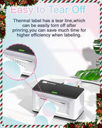 2''×2‘’ Round Circle Thermal Sticker Labels, Self-Adhesive 2 Inch Circle Direct Thermal Labels, Multi-Purpose Sticker Labels for DIY Logo Design,Name Tag,QR Code, 500 Labels/1 Roll, Gradient