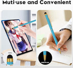 15 Pack Stylus Pens for Touch Screens Stylus Pen Compatible with Phone Tablets Kindle and Black Ink Ballpoint Pens-2 in 1 Stylists pens for Touch Screens (Gold)