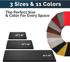 ComfiLife Anti Fatigue Floor Mat – 3/4 Inch Thick Kitchen Mats for Floor, Standing Desk Mat, Kitchen Rug – Comfort at Home, Office – Durable – Stain Resistant – Non-Slip Bottom (20" x 39", Red)