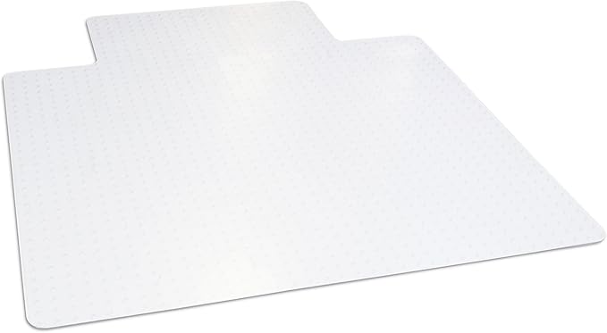 Dimex Low Pile Carpet Office Mat Chair Mat with Lip, 45" x 53" x .11"