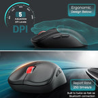 Ergonomic Wireless Keyboard and Mouse with Wrist Rest，Phone Holder - 2.4GHz Full-Sized Low-Profile Quiet Wireless Mouse and Keyboard Combo for Computer, Laptop, PC, Mac-Grey