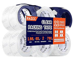 Packing Tape, 12 Rolls Clear Heavy Duty Packaging Tape with Dispensers for Packing, Shipping, Moving and Mailing, Thicker Sealing Tape-1.88" x 65 Yards Per Roll, 780 Total Yards