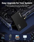 ORICO 4TB SATA SSD 2.5 Inch Internal Solid State Drive, Read Speed up to 500MB/s, SATA III 6Gbps for Desktop Laptop NAS DIY External Drive - Y20