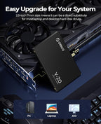 ORICO Y20 256GB SATA SSD 2.5 Inch Internal Solid State Drive, up to 500MB/s Read Speed, SATA III 6Gbps for Desktop Laptop NAS DIY External Drive
