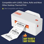 L LIKED 3" x 2" Direct Thermal Labels, Permanent Adhesive Barcode Shipping Label & Compatible with Rollo, Zebra and Other Desktop Printers (1 Roll, 700 Labels)