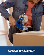 ADHES Super Clear Packing Tape, 36 Rolls x 1.88 Inch x 55 Yards, 2.7 mil Heavy Duty Shipping Tape Strong & Durable Package Tape for Shipping, Moving, Mailing and Sealing