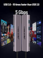 Lemorele Aluminum 10-in-1 USB C Docking Station Dual Monitor w/2 HDMI 4K, 4 USB3.0/USB2.0, 100W PD, USB-C Data, SD/TF, Type-C Hub Adapter for Dell XPS 13/15, for MacBook, Dell, HP, Lenovo Yoga,etc