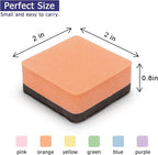 Tamaki 12 Pack Dry Erasers for White Board Magnetic Whiteboard Eraser, Whiteboard Erasers for Kids Classroom, Square Pastel Color