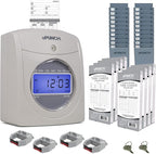 uPunch HN4540 Comprehensive Small Business Start-Up Kit: AutoAlign Calculating Time Clock System with 400 Time Cards, Ribbons, and Racks