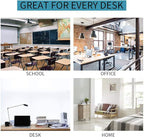 Vlando Office Supplies Desk Organizer Caddy, Desktop Hanging File Letter Document Storage Holder with Drawer Organizer Section for Office Home (Set of 1-grey)