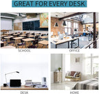 Vlando Office Desk Organizer Leather Desktop Organizer Caddy with Drawer for Storing Desktop Supplies and Accessories (Black)