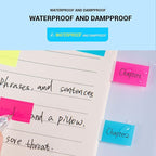 Golcellia 1600 Pieces, Transparent Sticky Notes, Page Markers, Book Tabs, Sticky Note Tabs, Sticky Tabs, Page Tabs, Label Stickers, Pop Up Index Tabs, Tabs Flags Stickers, Index Tabs Flags