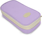 Large Capacity Pencil Case - Durable Zipper Aesthetic Pen Pouch, Big Storage Organizer for School, Office & Travel - Waterproof & Multi-Use (Purple)