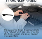 PHILIPS Professional Wireless & Bluetooth Keyboard - Standard-Layout Keyboards with 2.4GHz USB-Receiver, 3-Channel,Ergonomic & Quiet Design, Comfortable & Efficient for PC/Laptop/Pad