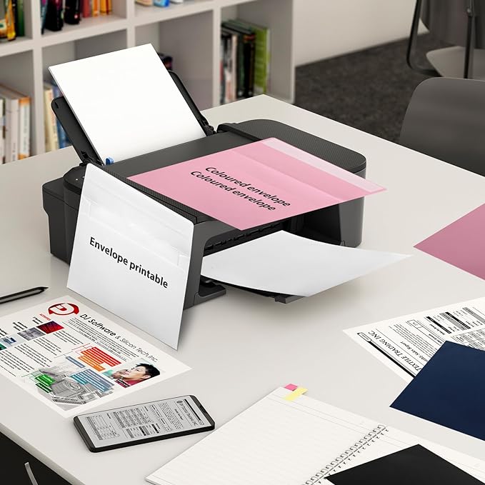 100 Pack White A4 & 4x6 Envelopes - Self-Sealing, Perfect for Invitations, Photos, Cards & Mailings - Wedding & All Occasions