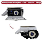 VisionTechShop VLP-100B Label Printing Scale, Capacity 30/60lb Readability 0.01/0.02lb, NTEP Legal for Trade