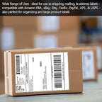 Half Page Self Adhesive Shipping Labesl, 8.5" x 5.5" Labels Compatible Laser & Inkjet Printers 2 Label Per Sheet (2000 sheets-4000 Label)