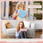 PerKoop 12 Pcs Jumbo Book Covers Stretchable Fabric School Book Protector Reusable Washable Cover Protector for Most Hardcover Textbooks(Stylish Colors,6 x 9 Inch)