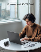 USB C Docking Station Dual Monitor for Dell/HP/Lenovo/Surface Laptop,15 in 1 Triple Display Multiport Adapter Hub, USBC Dock Dongle with 2 HDMI+VGA+6 USB C/A+Button+100W PD +Ethernet+SD/TF+Audio