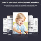 300 Pack 3 Mil Thermal Laminating Pouches, Plastic Laminating Sheets, 9 x 11.5 Inch, 5 x 7 Inch, 4 x 6 Inch, 3.7 x 5.3 Inch, 2.2 x 3.7 Inch for Letter, Photo, Note, ID Badge and Business Card Sizes