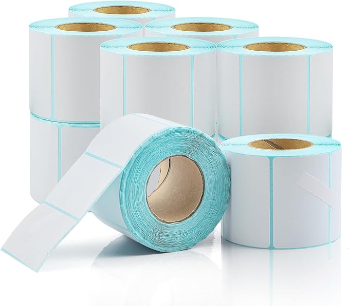 Bonvoisin Printing Scale Label Rolls, 58 X 40 mm, Barcode Label, 12 Rolls Per Case