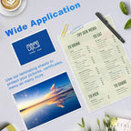 100 Pack Laminating Sheets, 5Mil 9" x 11.5" Laminating Pouches，5Mil Clear Thermal Lamination Sheet Paper for Laminator, Holds 8.5 x 11 Inch Sheets