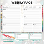 Planner 2026, 8.5" x 11" Monthly & Weekly Planner with Tabs, JAN - DEC 2026, Goal Setting & Time Management Organizer for Professionals & Students