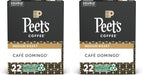 Peet's Coffee Café Domingo, Medium Roast, 22 Count Single Serve K-Cup Coffee Pods for Keurig Coffee Maker (Pack of 2)