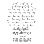 White Address Labels - Personalized Name Stickers, Custom Printed Return Mailing and Shipping Labels for Envelopes, Packages, Business, Home Use (Pretty Lowercase Script)