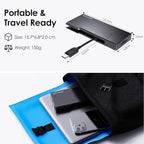 WAVLINK USB C Docking Station Dual Monitor, 2K HDMI, 1080P VGA, 5 Gbps USB 3.0, SD/TF Card Reader, 1Gbps Ethernet Port for Laptop Windows MacOS