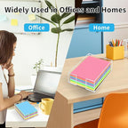 Acrylic Sticky Note Holder - 4 x 6 Inch Post It Note Holder, Crystal Clear Sticky Note Dispenser for Dorm Room Home and Office Acrylic Desk Organizer