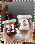 2''×2‘’ Square Thermal Sticker Labels, Self-Adhesive 2 Inch Direct Thermal Labels, Multi-Purpose Sticker for DIY Logo Design,Name Tag,QR Code, 500 Pcs/1 Roll, Starry Sky