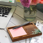 vizuzi Bible Verse Philippians 4 8 Christian Decor Sticky Note Holder Gifts for Women Men Prayer Coworkers Employees Friends Inspirational Positive Scripture Desk Self-Stick Note Pad Holders ZSS51