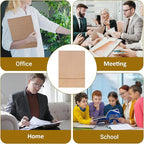 25 Pack 9.4" x 13.2" Large Kraft Expandable Catalog Envelopes, Self Seal Manilla Envelopes Mailing for Documents, Magazines, Photos (Extra labels for Use)