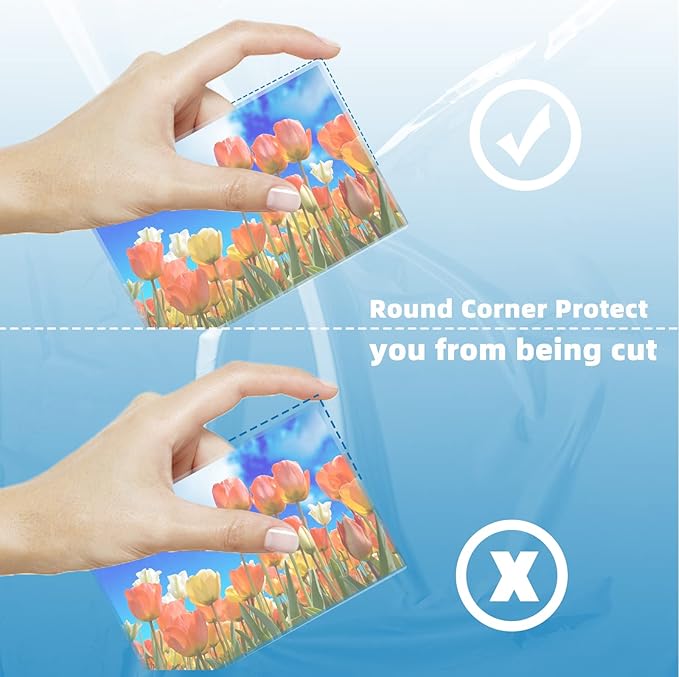 Uinkit Photo Laminating Pouches 5x7 inches 5mil Thickness Extra Protection 120Pack Thermal Laminating Sheets Professional Quality,Glossy Clear Laminator Pouch Rounded Corner