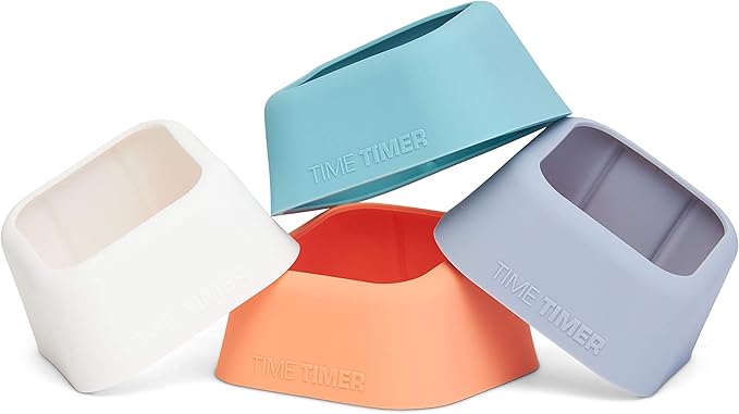 TIME TIMER Home MOD Neutral Cases - for Classroom Learning, Homeschool Study Tool, Student Desk Clock and Office Meetings with Silent Operation (2-Pack)