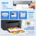 600 6 Per Sheet Label Address Labels 3-1/3" x 4" Self Adhesive Sheets Shipping Labels Easy Peel & Feed White Stickers for Laser & Inkjet Printers (100 Sheets, 600 Labels)