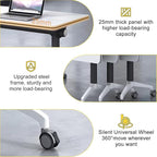 Conference Room Table with Flip-Top Design for Dynamic Meetings, Business Table Computer Desk with Heavy-Duty Frame,Foldable Seminar Meeting Tables for Home Office (2, E, 55.1IN)