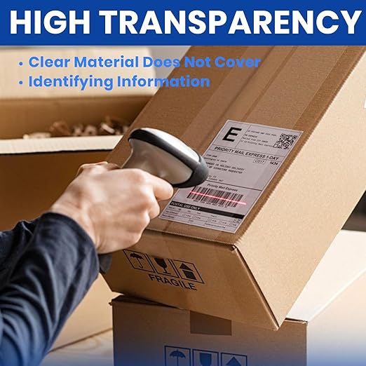 ADHES Packing Tape, 12 Rolls 1.88 inch x 60 Yards Clear Duct Tape 2.7Mil Heavy Duty Shipping Tape for Moving Boxes, Shipping, Mailing