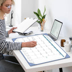 KOPEESY Desk Calendar 2025-2026, Academic Year Large Desk Calendar with Desktop Mat, 18 Months from July 2025 - December 2026, 22” x 17” Desktop Monthly Planner for Home or Office School