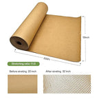 Honeycomb Packing Paper, 15" x 200' Honeycomb Cushioning Wrap Roll for Moving Shipping Packaging Gifts, Recyclable Honeycomb Paper Moving Supplies Bubble Paper Wrapping Protective Roll Khaki
