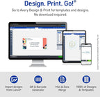 Avery Mailing Address Labels, Laser Printers, 40,000 Labels, 1/2 x 1-3/4, Permanent Adhesive, Easy Peel (5 Packs 5167)