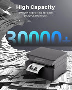 INK4U DR229CL Black Drum Unit Compatible Replacement for Brother DR-229CL DR229 Black Drum Unit for Brother HL-L3220CDW HL-L3280CDW MFC-L3720CDW MFC-L3780CDW HL-L3300CDW HL-L3295CD, 1 Black, No Toner