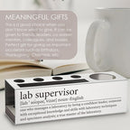 Lab Supervisor Gifts, Lab Supervisor Desk Decor Stainless Steel Pen Pencil Holders WCC37