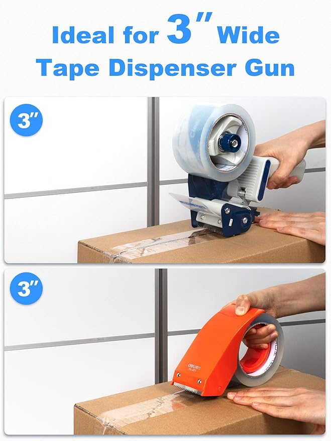 JARLINK Clearer Packing Tape 18 Rolls, Heavy Duty Packaging Tape for Shipping Packaging Moving Sealing, 2.8mil Thicker, 1.88 inches Wide, 60 Yards Per Roll, 1080 Total Yards