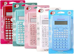 Scientific Calculators Desktop, Scientific Calculators for Students, Scientific Calculator 240 Functions 2 Line 10+2 Digits, Desk Math Calculator for School (Pink)