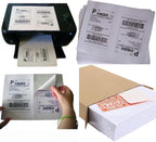 MFLABEL Half Sheet Label Laser/Ink Jet USPS UPS FedEx Shipping Label 8.5 x 11 Inches Packaging Labels, Address Labels for Laser & Inkjet Printers, 10000 Count(5000 Sheets)